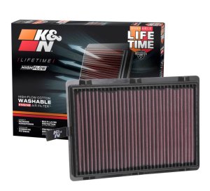 Hyundai Santa Fe Sport Performance Air Intake - K&N Engineering - High-Flow Drop In - `17-`18 Hyundai Santa Fe Sport Performance Air Intake - K&N Engineering - High-Flow Drop In - `17-`18